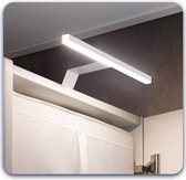 Eleganca luxe opbouwverlichting kastlampen 2 stuks - meubelverlichting - badkamerlampen - spiegellampen - wit - warm wit licht - duurzaam - IP44 spatwaterbestendig - 30x3.5cm