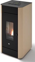 Punto fuoco pelletkachel Frida 13 kw donkergrijs