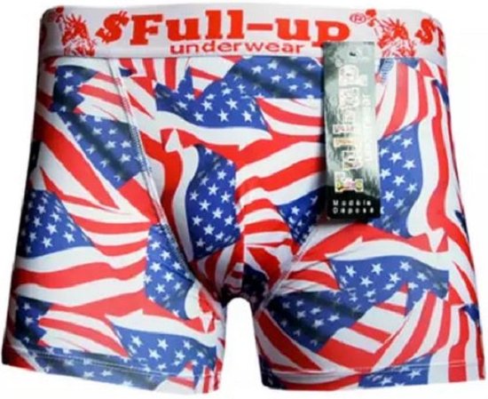 Full Up - Boxers - Sous-vêtements - USA Stars & Stripes - Taille XS