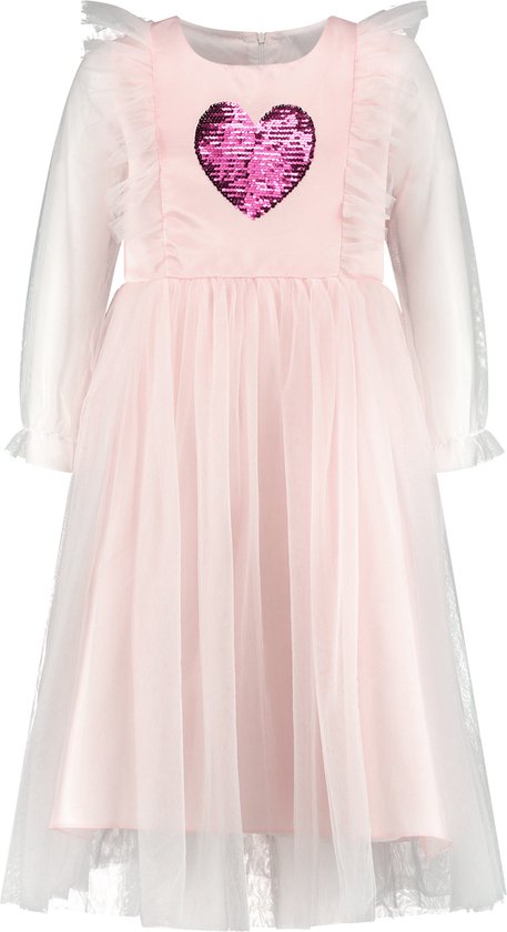 Princesse Robe Fille - Déguisements - Ailes d' Engel - Robe de Soirée Fille - 104/110(110) - Robe de Noël - Diadème - Baguette Magique -