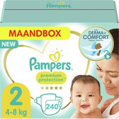 Pampers Premium Protection Luiers - Maat 2 - Maandbox - 240 luiers