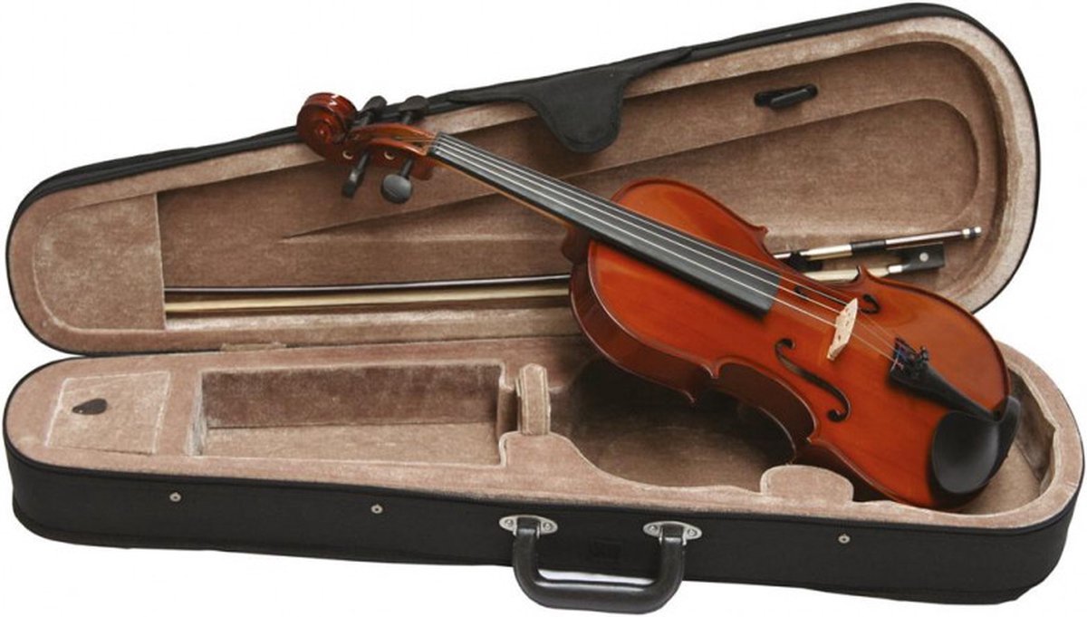 Scarlatti Violin solid wood fine tuning w/case&bow1/10 VL-1/