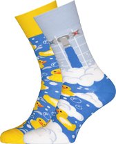 Many Mornings sokken - Bath Ducks - Unisex - Maat: 35-38