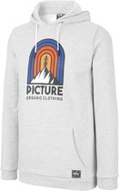 PICTURE Rosswood Hoodie - Heren Trui - Lichtgrijs