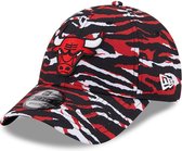 New Era Chicago Bulls Camo Print Red 9FORTY Cap