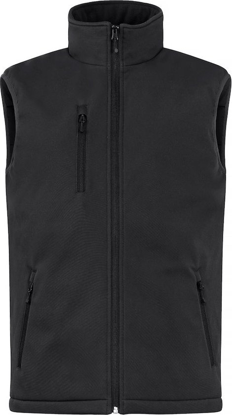 Clique Padded Softshell Vest 020958 - Zwart - XL