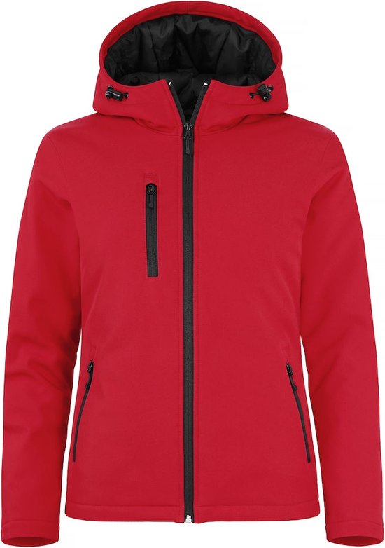 Clique Padded Hoody Softshell Women 020953 - Rood - XL