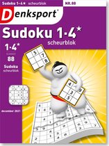 EUN-088 Denksport Puzzelboek Sudoku 1-4* scheurblok, editie 88
