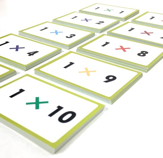 Thumbnail van een extra afbeelding van het spel TAFELSOMKAARTJES - Tafel van 7 - Rekenen - Tafels oefenen - Bewegend leren - Spelend leren - Voor binnen en buiten - Onderwijs
