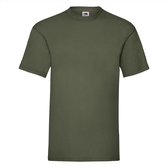 Fruit of the Loom - 5 stuks Valueweight T-shirts Ronde Hals - Olijf groen - L