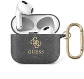 Apple AirPods Pro Hoesje Guess Grijs met Glitters
