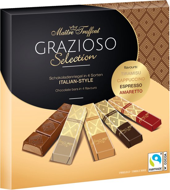 Foto: Grazioso selection italian style chocoladerepen 200g