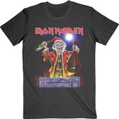 Iron Maiden Heren Tshirt -M- No Prayer For Christmas Zwart