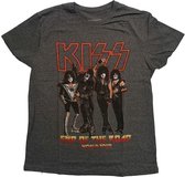 Kiss Heren Tshirt -XL- End Of the Road Tour Zwart