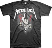 Metallica Heren Tshirt -L- 40th Anniversary Ripper Zwart