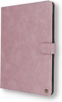 Casemania Hoes Geschikt voor Samsung Galaxy Tab S7 FE 12.4 inch (2021) Pale Pink - Book Case met Magneetsluiting