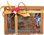 De Gouden Kat - Herfstthee Cadeaupakket - Brievenbus Cadeau - Drie Herfstachtige smaken in één pakket