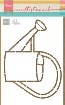 Marianne Design Craft stencil Watering can by Marleen