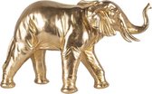 Decoratie Beeld Olifant 37*13*23 cm Goudkleurig Kunststof Decoratief Figuur Decoratieve Accessoires Woonaccessoires