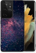 TPU Siliconen Hoesje met Foto Geschikt voor Samsung Galaxy S21 Ultra Telefoonhoesje met Zwarte rand Stars