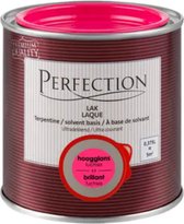 Perfection lak Ultradekkend hoogglans terpentine fuchsia verf 375ml