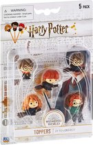 Harry Potter Potlood Toppers 5-Pack - Harry Potter - Ron Weasley - Hermione Granger - Sibyl Trelawney
