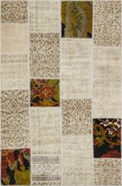 Vintage handgeweven patchwork vloerkleed - tapijt - Cariz 180 x 120