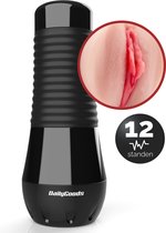 Dailygoods fleshlight voor Mannen - Pocket Pussy - Masturbator - Vibration - Zwart
