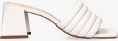 Tango | Laurel 1-a bone white leather mule - covered heel/sole | Maat: 40