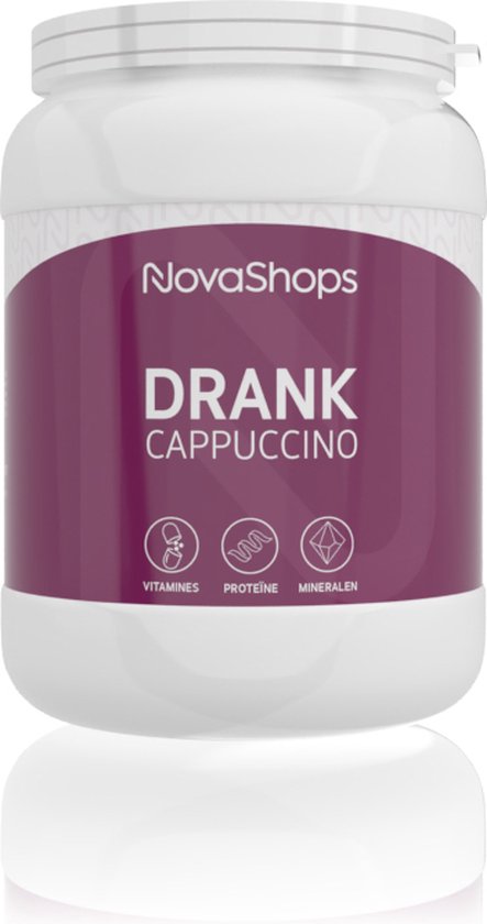 Novashops Afvallen met proteïne shakes | Cappucino (17 porties) | 450 gram  | bol.com