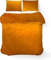 Beau Maison Velvet Dekbedovertrek Cognac 240 x 200/220 cm + 2 kussenslopen