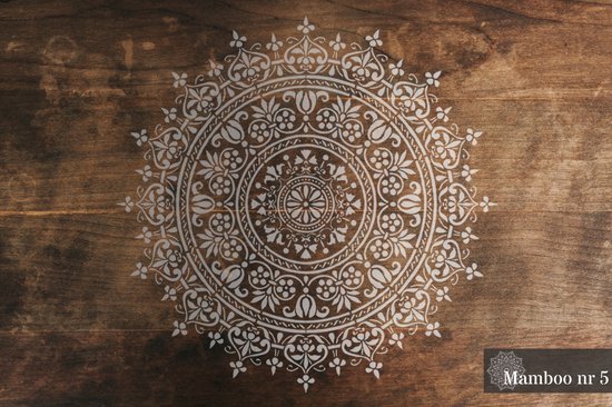 20*20 Cm Diy Takken Craft Mandala Mold Voor Schilderen Stencils Stamped Fotoalbum Reliëf
