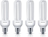 PHILIPS Economy MULTIPACK 4x Spaarlamp Stick - 23W E27 Daglicht 6500K | Vervangt 100W