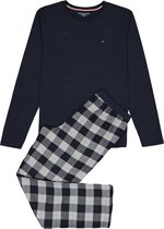 Tommy Hilfiger heren pyjama - blauw met grijs -  Maat: M