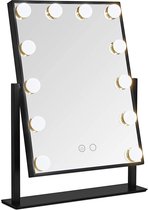 Beautify spiegel met ledlampen. 12 ledlampen.