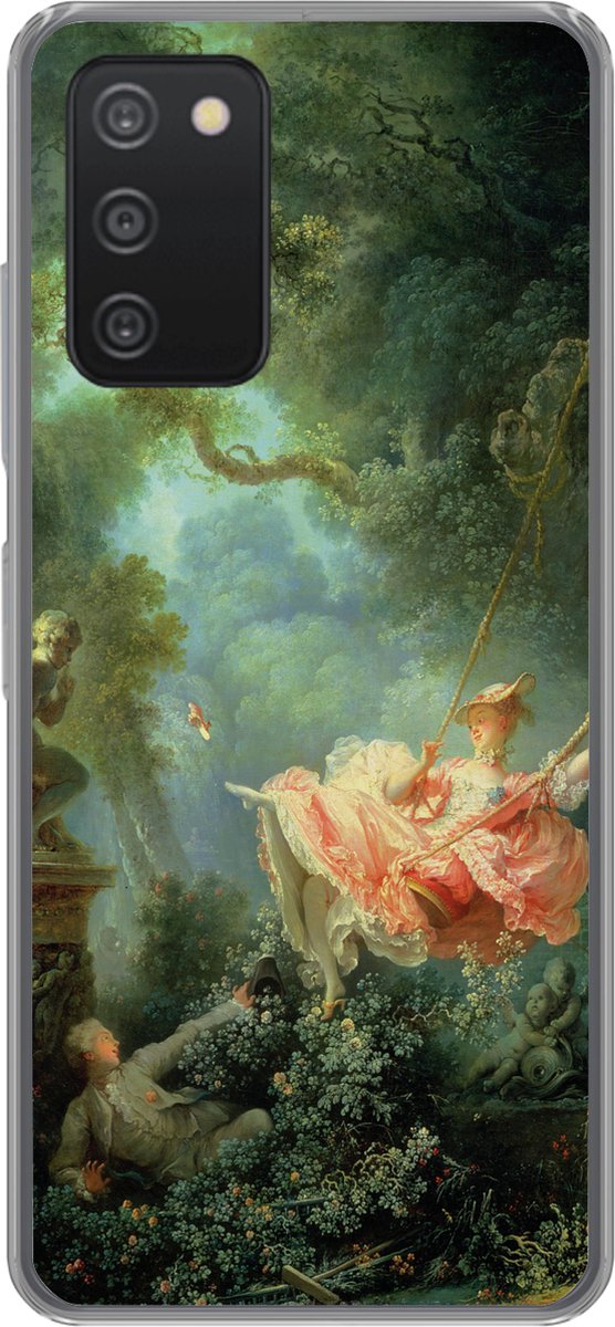 Geschikt voor Samsung Galaxy A53 5G hoesje - De schommel - Jean-Honoré Fragonard - Kunstwerk - Siliconen Telefoonhoesje