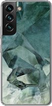 Coque Samsung Galaxy S22 Plus - Cristal - Natuursteen - Luxe - Coque en Siliconen