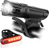 BOTC LED Fietsverlichting USB oplaadbaar - 4 Light Modes - Waterbestendig - Fietslicht - Fietslampjes set