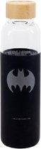 GLASS BOTTLE WITH SILICONE COVER 585 ML | BATMAN SYMBOL