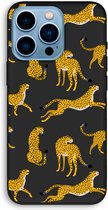 CaseCompany® - iPhone 13 Pro hoesje - Luipaard - 100% Biologisch Afbreekbaar - Duurzaam - Biodegradable Soft Case - Milieuvriendelijke Print op Achterkant - Zwarte Zijkanten - Bescherming Ove