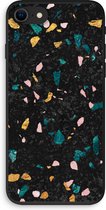 CaseCompany® - iPhone SE 2020 hoesje - Terrazzo N°10 - 100% Biologisch Afbreekbaar - Duurzaam - Biodegradable Soft Case - Milieuvriendelijke Print op Achterkant - Zwarte Zijkanten - Beschermi