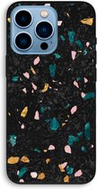CaseCompany® - iPhone 13 Pro hoesje - Terrazzo N°10 - 100% Biologisch Afbreekbaar - Duurzaam - Biodegradable Soft Case - Milieuvriendelijke Print op Achterkant - Zwarte Zijkanten - Beschermin