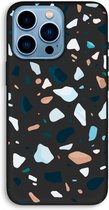 CaseCompany® - iPhone 13 Pro Max hoesje - Terrazzo N°13 - 100% Biologisch Afbreekbaar - Duurzaam - Biodegradable Soft Case - Milieuvriendelijke Print op Achterkant - Zwarte Zijkanten - Besche