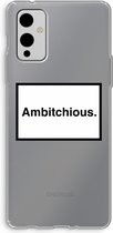 CaseCompany® - OnePlus 9 hoesje - Ambitchious - Soft Case / Cover - Bescherming aan alle Kanten - Zijkanten Transparant - Bescherming Over de Schermrand - Back Cover