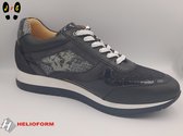 Helioform dames sneaker, blauw-snake H304 , maat 39