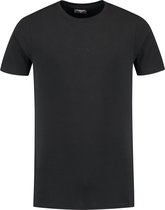 Ballin Amsterdam -  Heren Slim Fit   T-shirt  - Zwart - Maat L