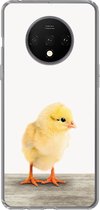 Geschikt voor OnePlus 7T hoesje - Kuiken - Dieren - Jongens - Meisjes - Kinderen - Siliconen Telefoonhoesje