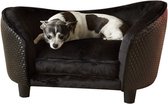 ENCHANTED PET | Enchanted Hondenmand Sofa Ultra Pluche Snuggle Wicker Bruin