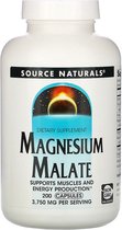 Magnesium Malate / Magnesium Malaat / 625 mg per capsule / 200 (!) stuks