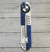BMW Emaille Thermometer - 30 x 7 cm